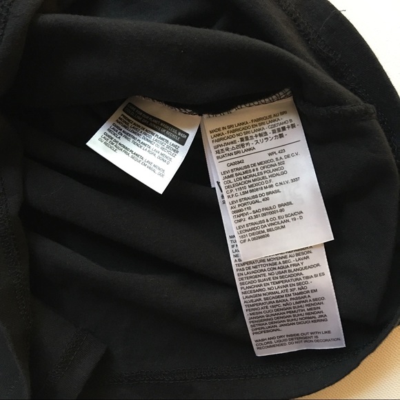 Levi Strauss & Co T-Shirt Black Graphic Sz XS - Picture 6 of 7
